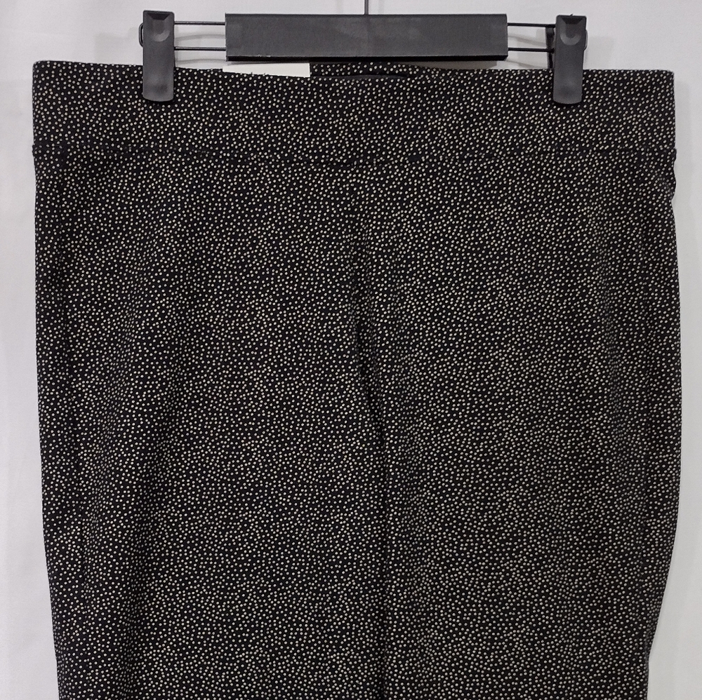 NWT Old Navy Dots Print High Rise Leggings Womens L Black Casual Comfy Sporty - Picture 2 of 9